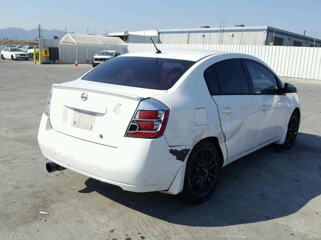 3N1AB61E17L704901 - 2007 NISSAN SENTRA 2.0 WHITE photo 4