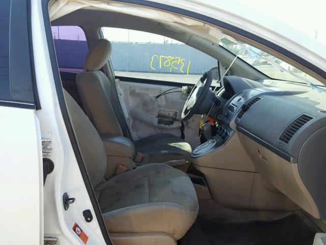 3N1AB61E17L704901 - 2007 NISSAN SENTRA 2.0 WHITE photo 5