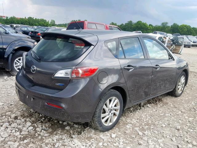 JM1BL1LP7D1750252 - 2013 MAZDA 3 I CHARCOAL photo 4