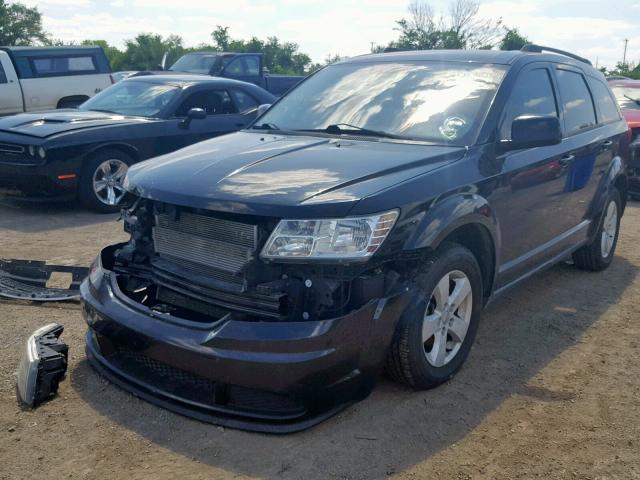 3D4PH1FG0BT502212 - 2011 DODGE JOURNEY MA BLACK photo 2