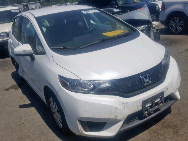 JHMGK5H56GX006343 - 2016 HONDA FIT LX WHITE photo 1