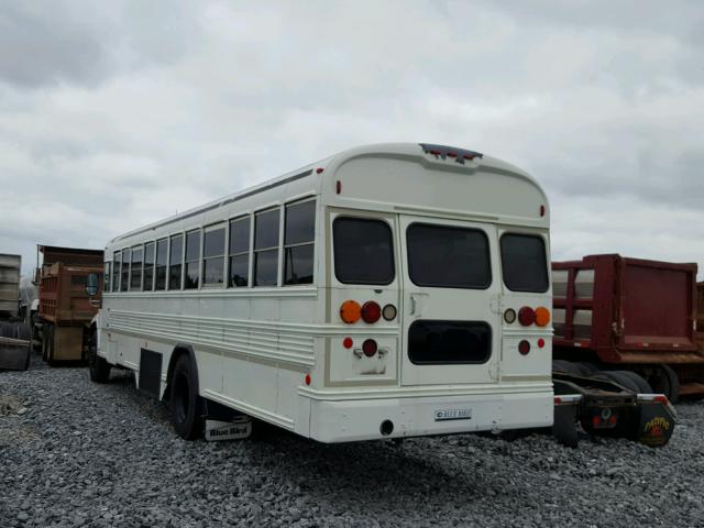 1BAKFCKA08F246970 - 2008 BLUE BIRD SCHOOL BUS WHITE photo 3