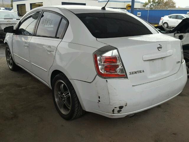 3N1AB61E67L709415 - 2007 NISSAN SENTRA 2.0 WHITE photo 3