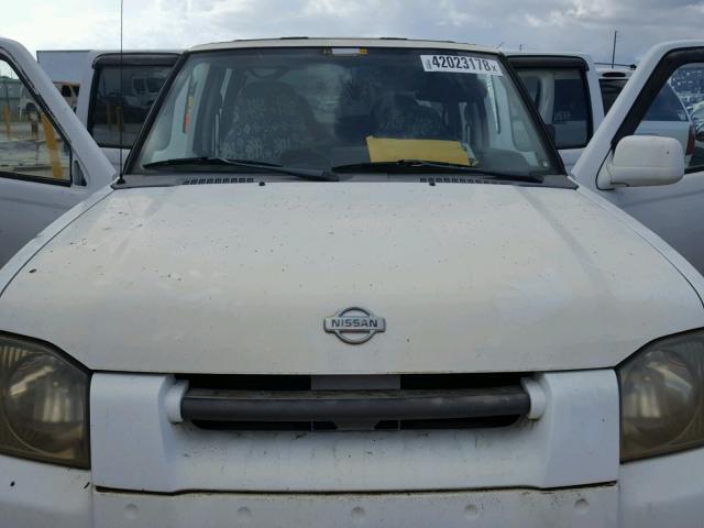 1N6ED27T51C319252 - 2001 NISSAN FRONTIER C WHITE photo 7