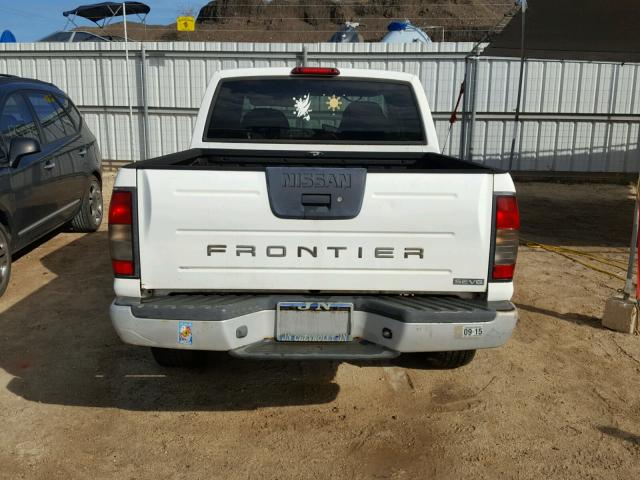 1N6ED27T51C319252 - 2001 NISSAN FRONTIER C WHITE photo 9