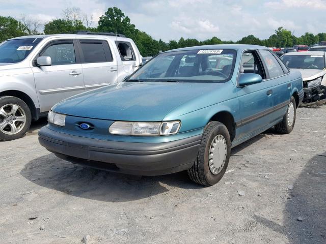 1FACP50UXNA259739 - 1992 FORD TAURUS L TEAL photo 2