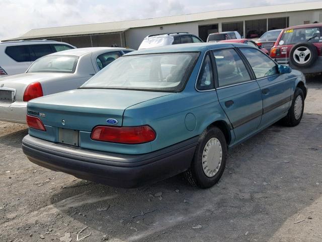 1FACP50UXNA259739 - 1992 FORD TAURUS L TEAL photo 4