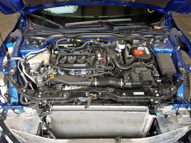 SHHFK7H40JU224729 - 2018 HONDA CIVIC SPOR BLUE photo 7