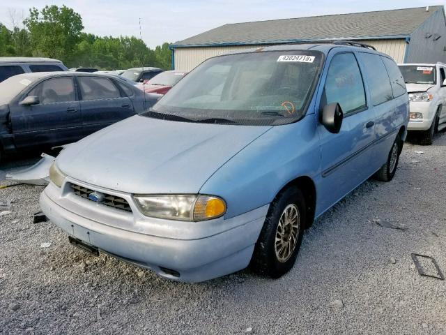 2FMDA5144WBA70357 - 1998 FORD WINDSTAR W BLUE photo 2