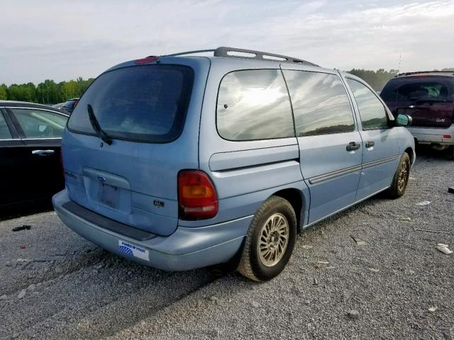 2FMDA5144WBA70357 - 1998 FORD WINDSTAR W BLUE photo 4