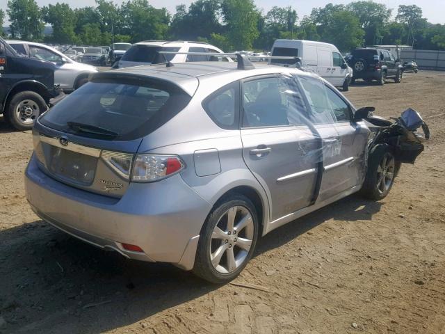 JF1GH636X8H835374 - 2008 SUBARU IMPREZA OU SILVER photo 4