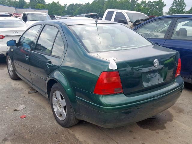 3VWSC29M7YM002402 - 2000 VOLKSWAGEN JETTA GLS GREEN photo 3