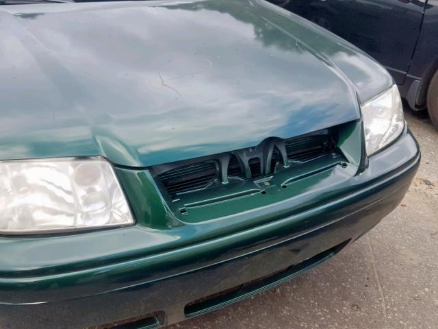 3VWSC29M7YM002402 - 2000 VOLKSWAGEN JETTA GLS GREEN photo 9