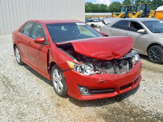 4T1BF1FK3CU557855 - 2012 TOYOTA CAMRY BASE RED photo 1