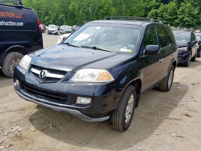 2HNYD18915H559182 - 2005 ACURA MDX TOURIN BLACK photo 2