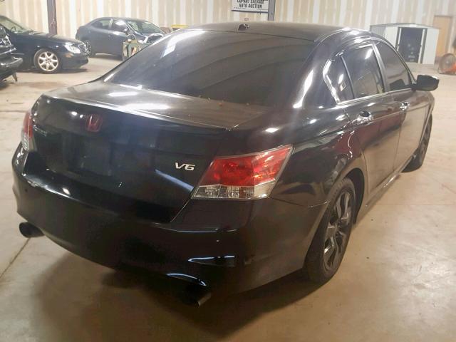 5KBCP3F8XAB002933 - 2010 HONDA ACCORD EXL BLACK photo 4