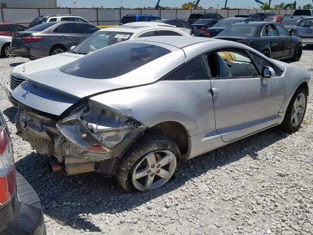 4A3AK24F48E029053 - 2008 MITSUBISHI ECLIPSE GS SILVER photo 4