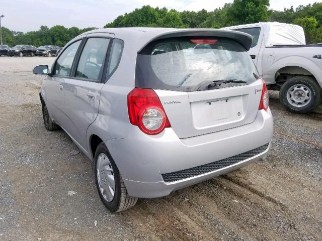 KL2TD66E49B654852 - 2009 PONTIAC G3 GRAY photo 3