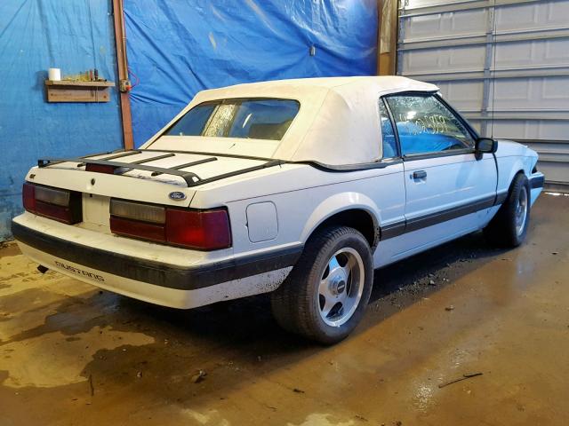 1FACP44M0MF104221 - 1991 FORD MUSTANG LX WHITE photo 4