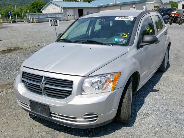 1B3HB48B38D508530 - 2008 DODGE CALIBER SX SILVER photo 2