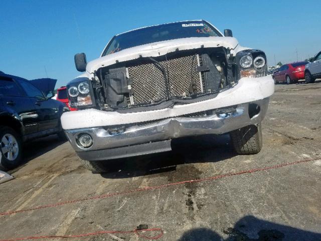 3D7KR28C96G180615 - 2006 DODGE RAM 2500 S თეთრი ფოტო 9