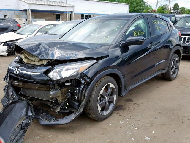 3CZRU6H53JM704488 - 2018 HONDA HR-V EX BLACK photo 2