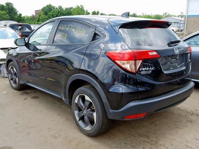 3CZRU6H53JM704488 - 2018 HONDA HR-V EX BLACK photo 3