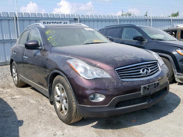 JNKAJ09F38M362741 - 2008 INFINITI EX35 BASE Tünd qırmızı foto 1