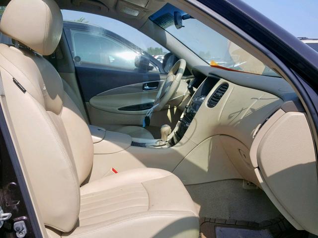 JNKAJ09F38M362741 - 2008 INFINITI EX35 BASE Tünd qırmızı foto 5