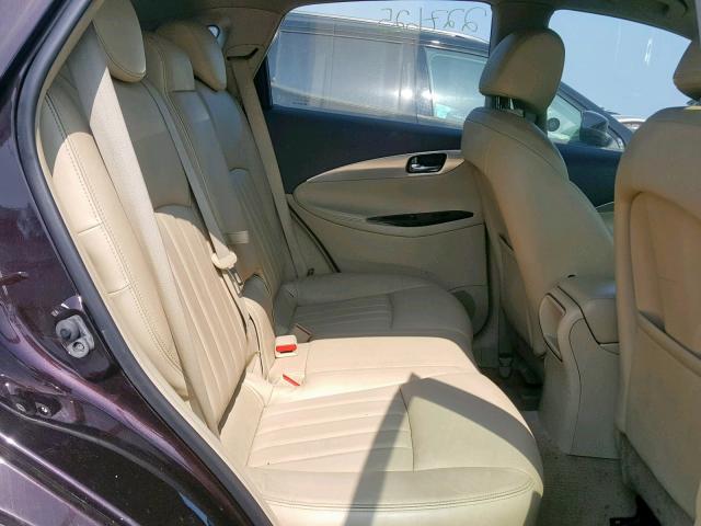 JNKAJ09F38M362741 - 2008 INFINITI EX35 BASE Tünd qırmızı foto 6