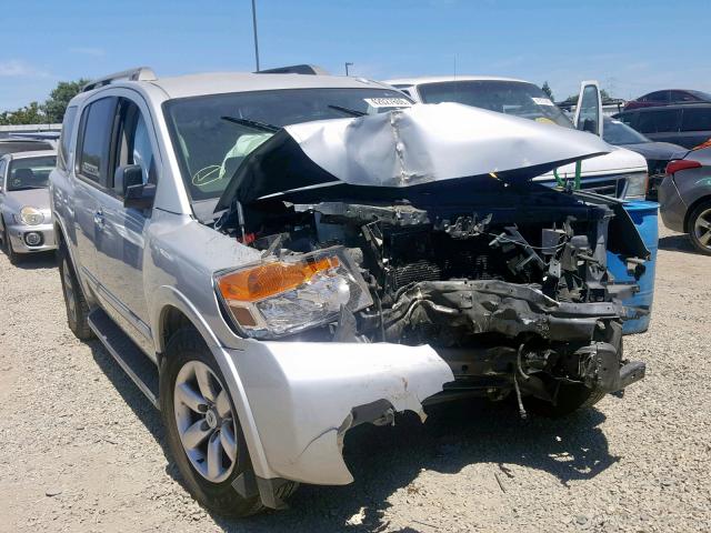 5N1AA0NC9FN609096 - 2015 NISSAN ARMADA SV SILVER photo 1