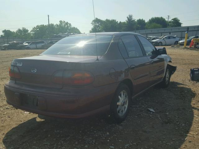 1G1NE52MXW6111609 - 1998 CHEVROLET MALIBU LS MAROON photo 4