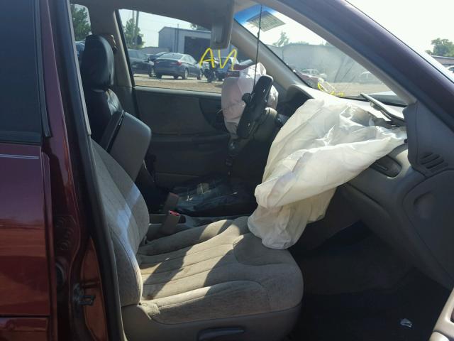 1G1NE52MXW6111609 - 1998 CHEVROLET MALIBU LS MAROON photo 5