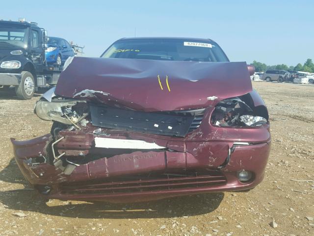 1G1NE52MXW6111609 - 1998 CHEVROLET MALIBU LS MAROON photo 7