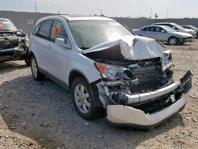 JHLRE48737C056317 - 2007 HONDA CR-V EXL WHITE photo 1