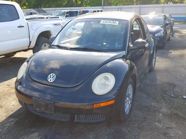 3VWPG31C08M501724 - 2008 VOLKSWAGEN NEW BEETLE BLACK photo 2