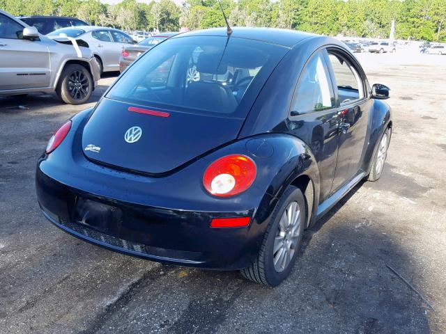 3VWPG31C08M501724 - 2008 VOLKSWAGEN NEW BEETLE BLACK photo 4