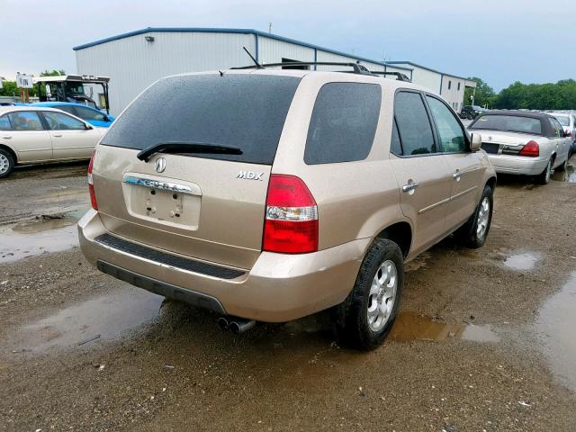 2HNYD18642H537551 - 2002 ACURA MDX TOURIN GOLD photo 4