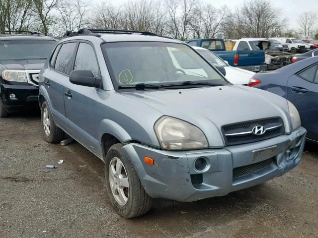 KM8JM12B66U313404 - 2006 HYUNDAI TUCSON GL TEAL photo 1