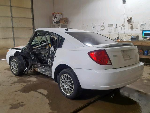 1G8AW15B57Z167988 - 2007 SATURN ION LEVEL WHITE photo 3