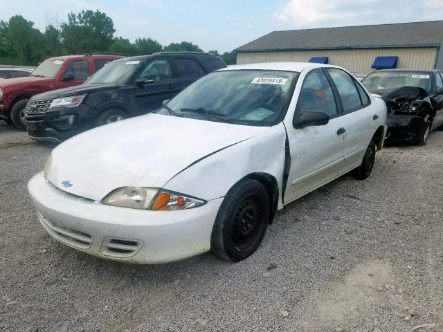 1G1JF52T3Y7280869 - 2000 CHEVROLET CAVALIER L WHITE photo 2