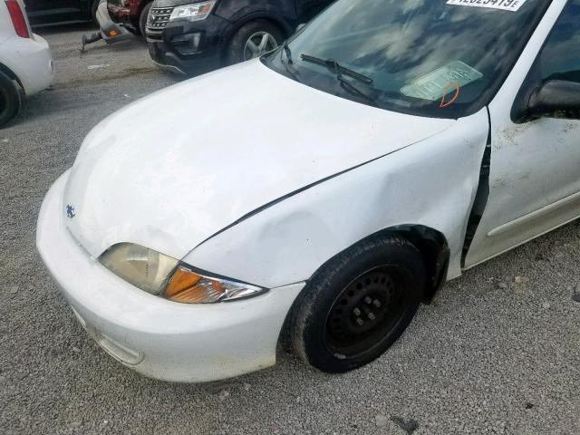 1G1JF52T3Y7280869 - 2000 CHEVROLET CAVALIER L WHITE photo 9