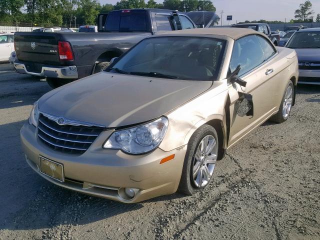 1C3BC5ED4AN164689 - 2010 CHRYSLER SEBRING TO BEIGE photo 2