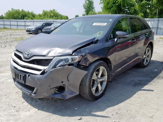 4T3BK3BB3GU124045 - 2016 TOYOTA VENZA XLE GRAY photo 2