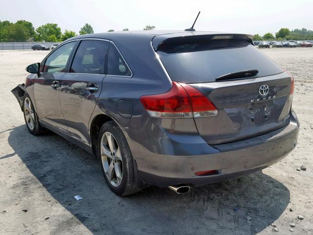 4T3BK3BB3GU124045 - 2016 TOYOTA VENZA XLE GRAY photo 3