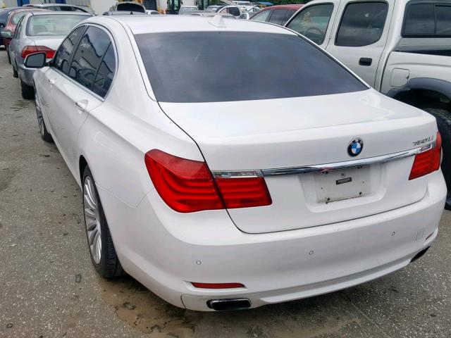 WBAKC8C55CC436445 - 2012 BMW 750 LXI WHITE photo 3