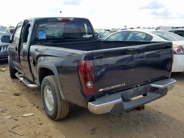 1GCDT196158258333 - 2005 CHEVROLET COLORADO BLACK photo 3