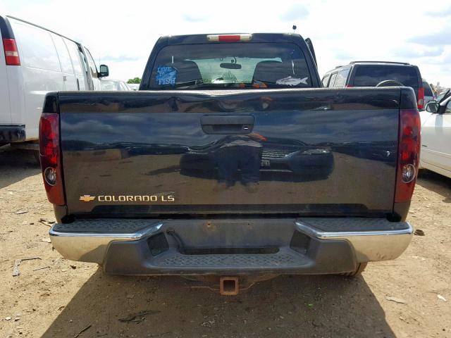 1GCDT196158258333 - 2005 CHEVROLET COLORADO BLACK photo 9