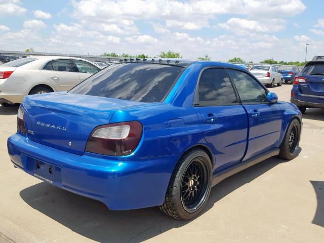 JF1GD29682G526768 - 2002 SUBARU IMPREZA WR BLUE photo 4