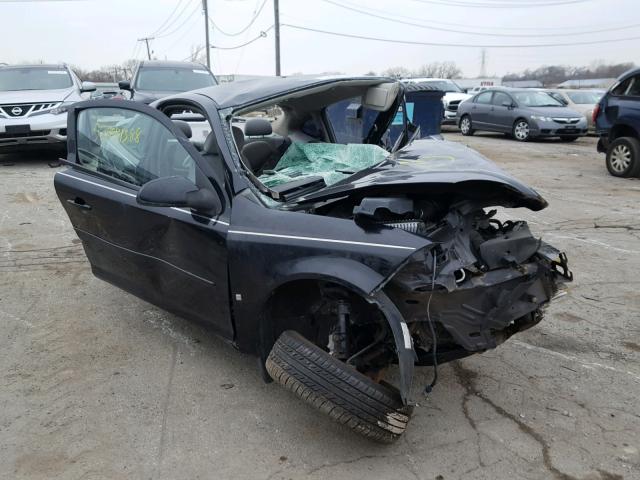 1G1AL18FX87274876 - 2008 CHEVROLET COBALT LT BLACK photo 1